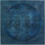 Uttermost Living Marquetry Side Table in True Blue House of Isabella UK