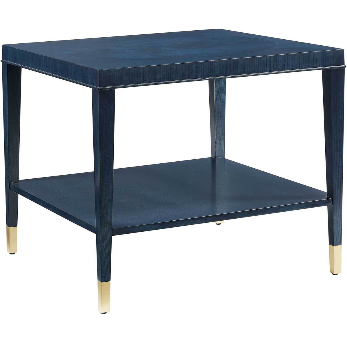Uttermost Living Marquetry Side Table in True Blue House of Isabella UK