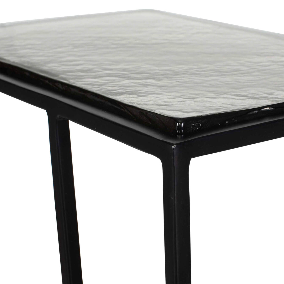 Uttermost Living Mateo Glass Top Side Table House of Isabella UK