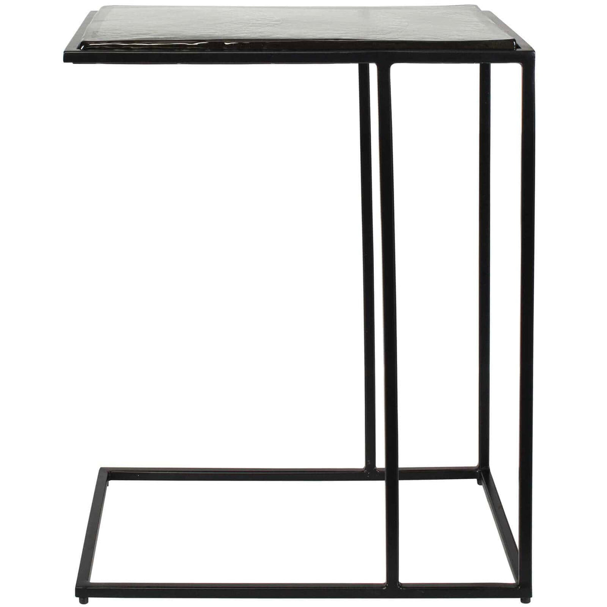 Uttermost Living Mateo Glass Top Side Table House of Isabella UK