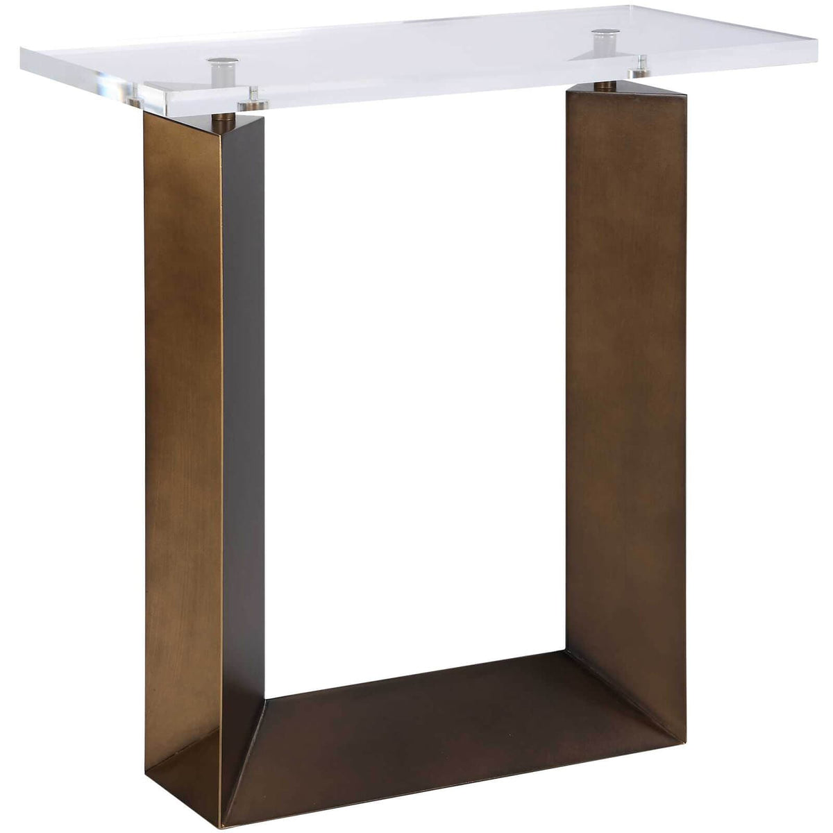 Uttermost Living McElroy Modern Bronze Side Table House of Isabella UK