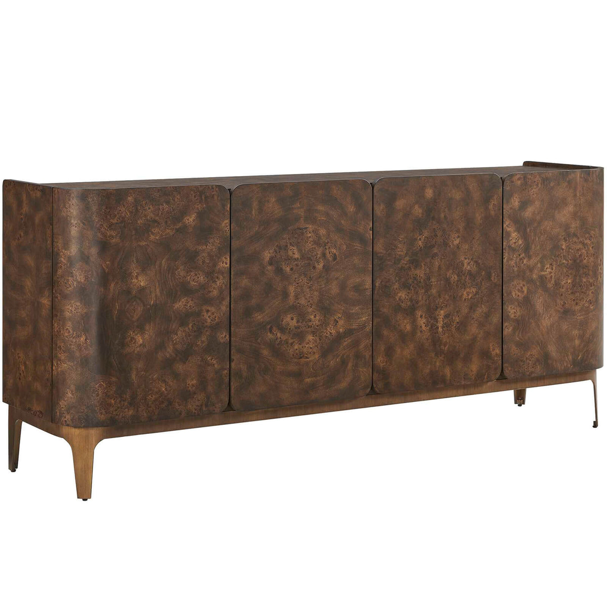 Uttermost Living Melbourne Mappa Burl 4 Door Sideboard House of Isabella UK