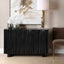 Uttermost Living Mercado Black 3 Door Cabinet House of Isabella UK