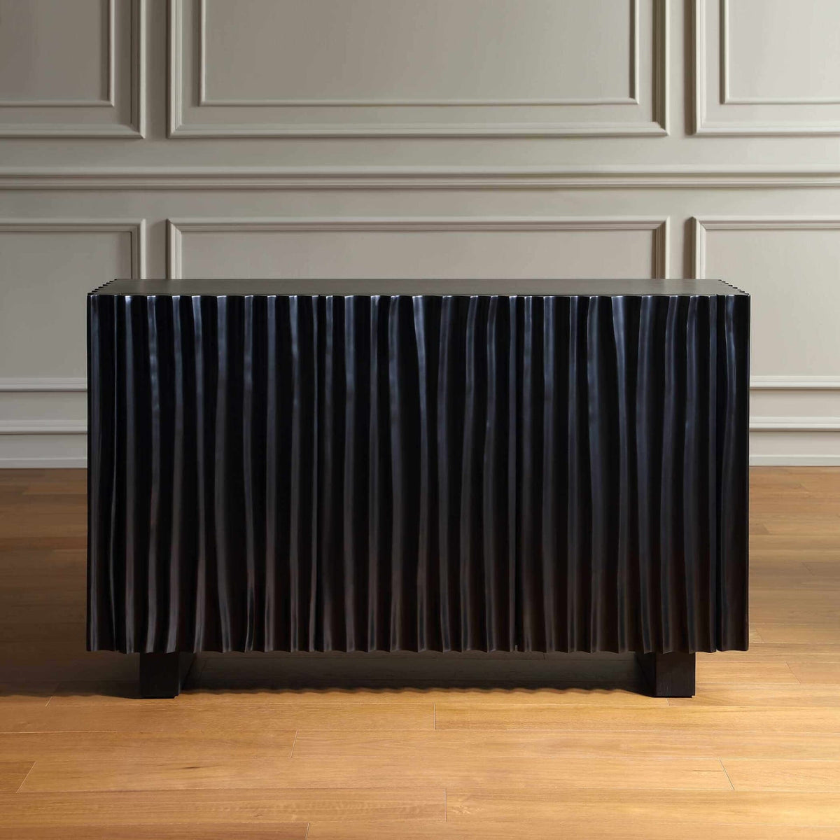 Uttermost Living Mercado Black 3 Door Cabinet House of Isabella UK