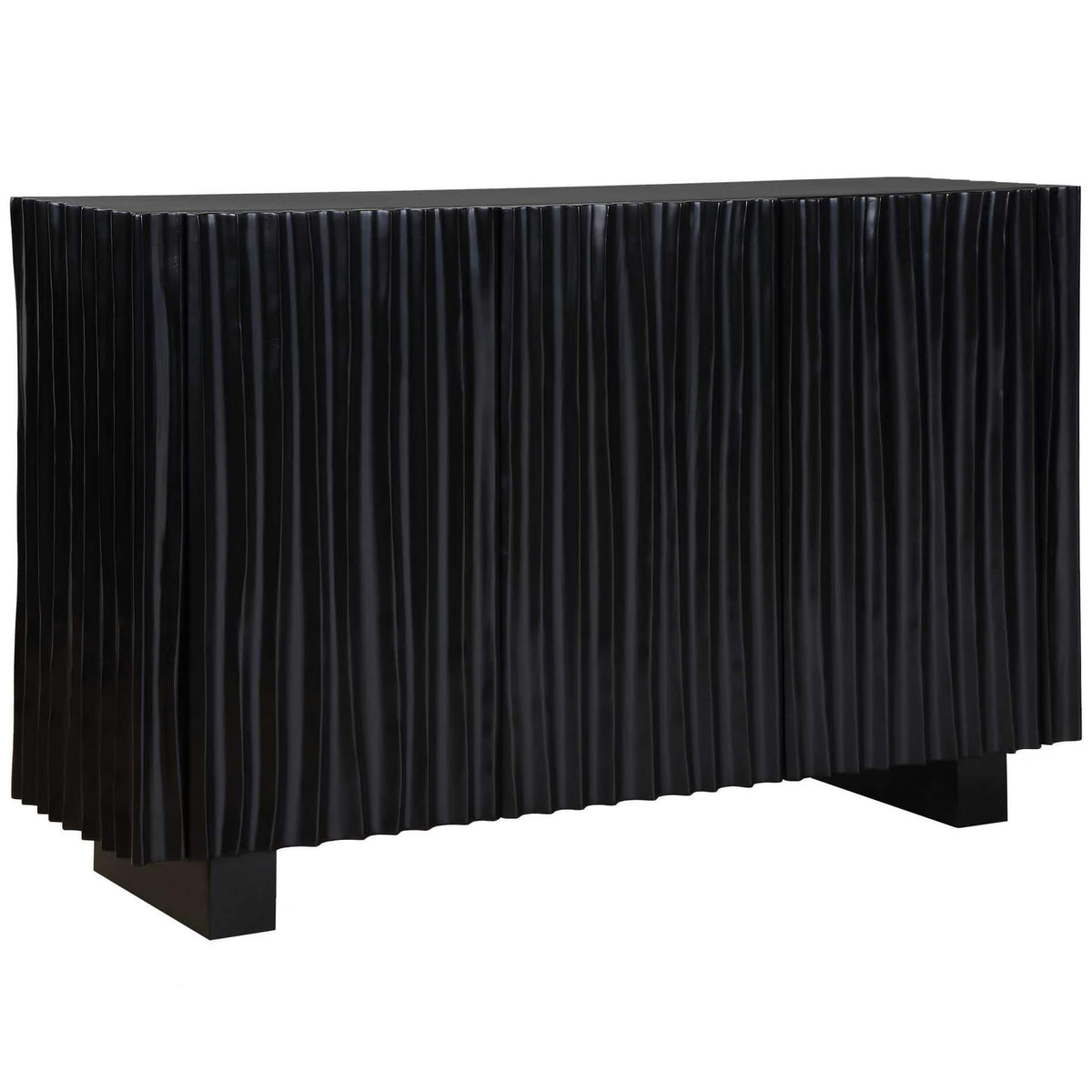 Uttermost Living Mercado Black 3 Door Cabinet House of Isabella UK