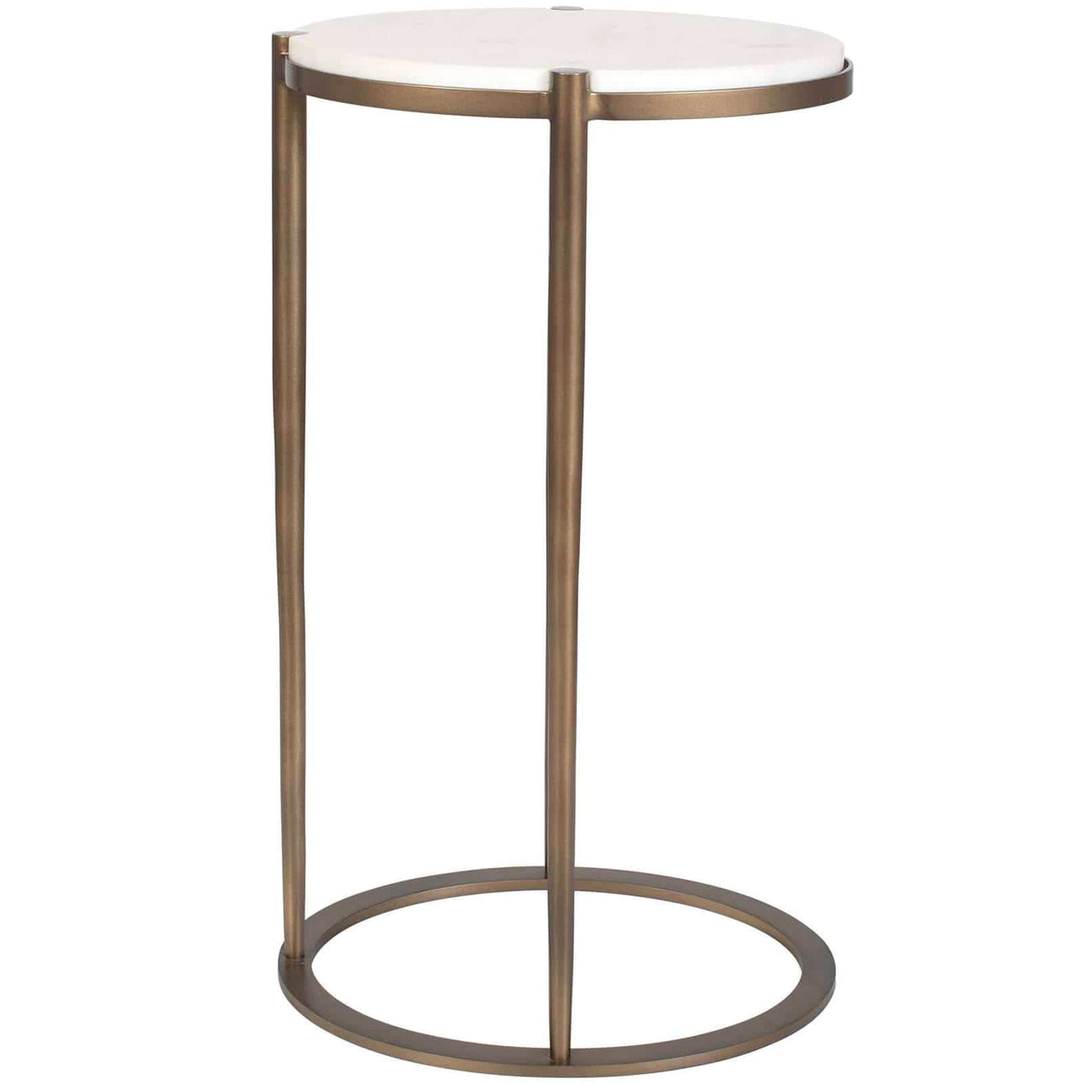 Uttermost Living Mercier Round Marble Side Table House of Isabella UK