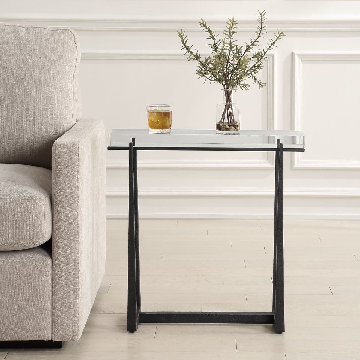 Uttermost Living Midas Accent Table in Bronze House of Isabella UK