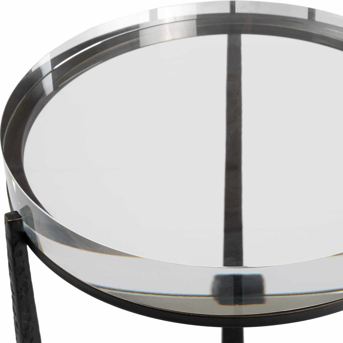 Uttermost Living Midas Dark Bronze Round Side Table House of Isabella UK