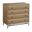 Uttermost Living Millard Curved 4 Drawer Chest House of Isabella UK