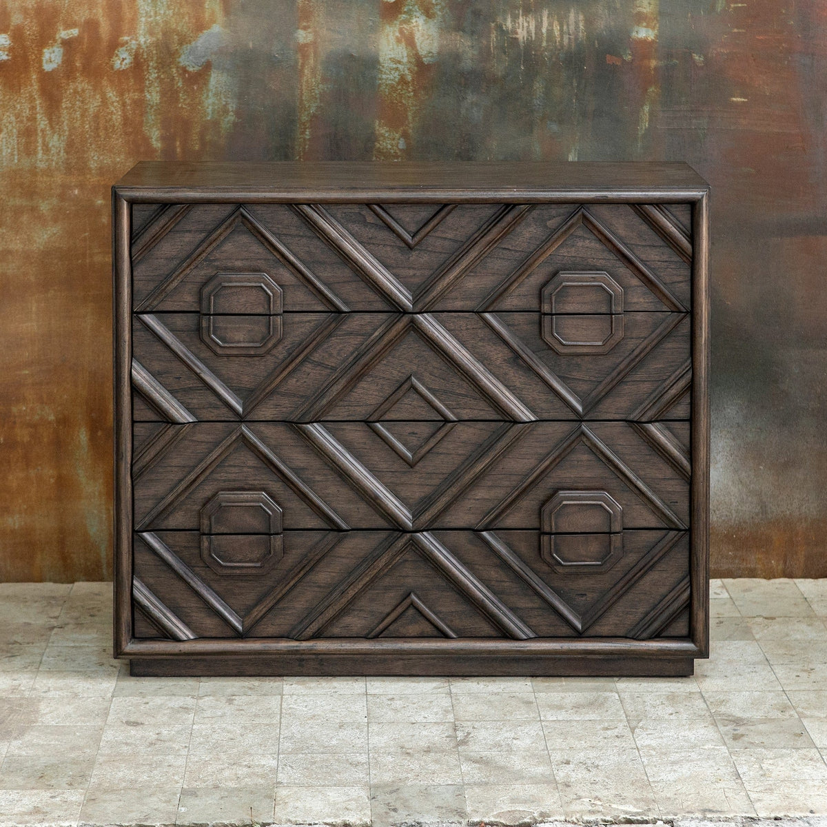 Uttermost Living Mindra Drawer Chest House of Isabella UK