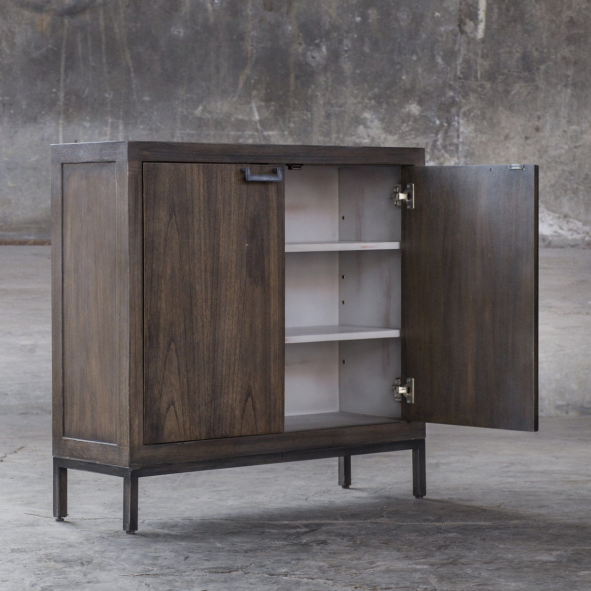 Uttermost Living Nadie Light Walnut Console Cabinet House of Isabella UK