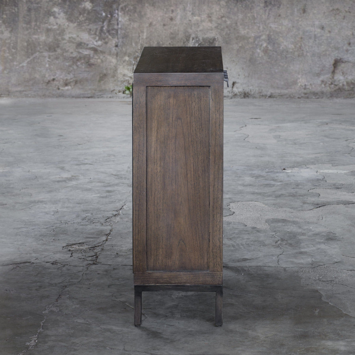 Uttermost Living Nadie Light Walnut Console Cabinet House of Isabella UK