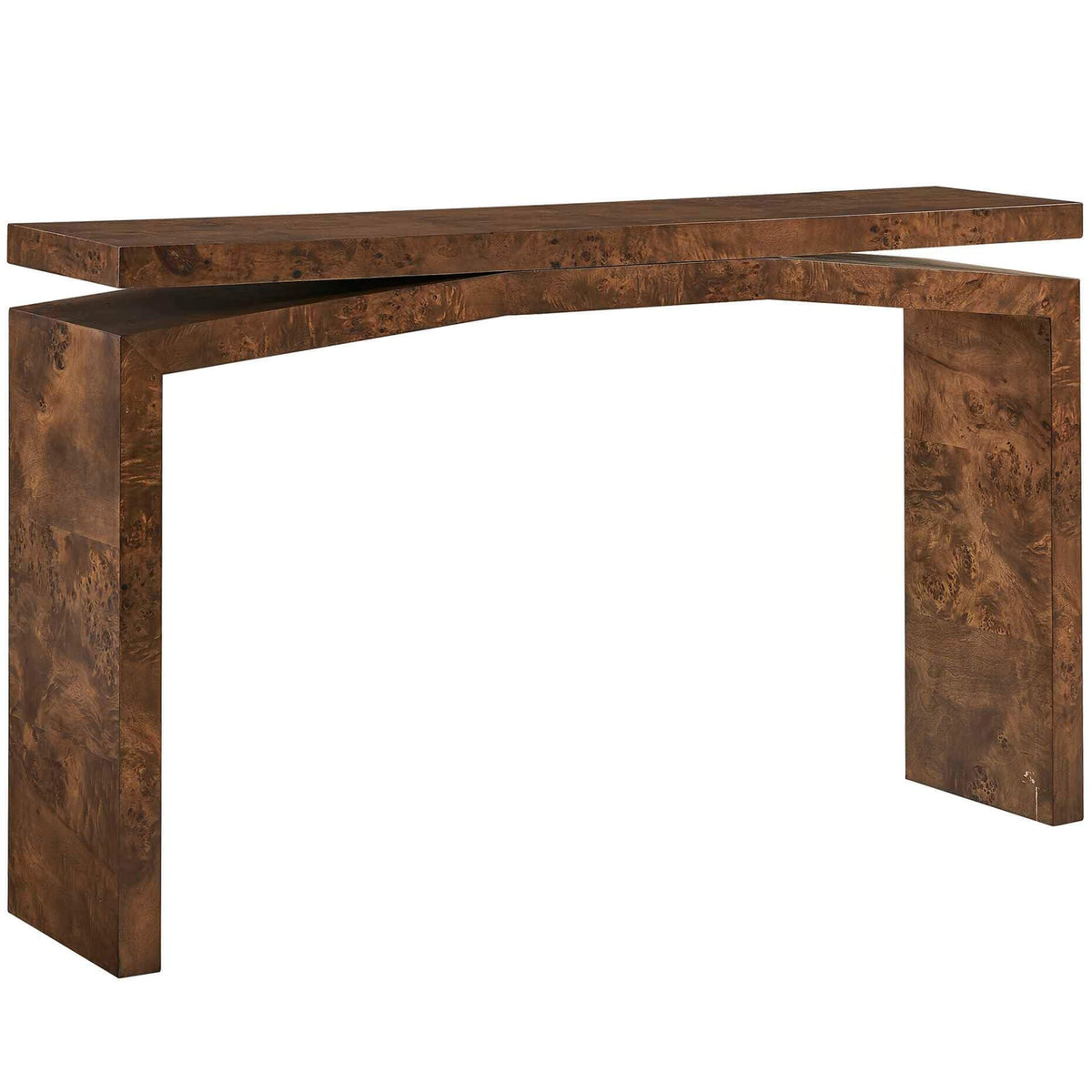 Uttermost Living Naoko Burl Wood Console Table House of Isabella UK