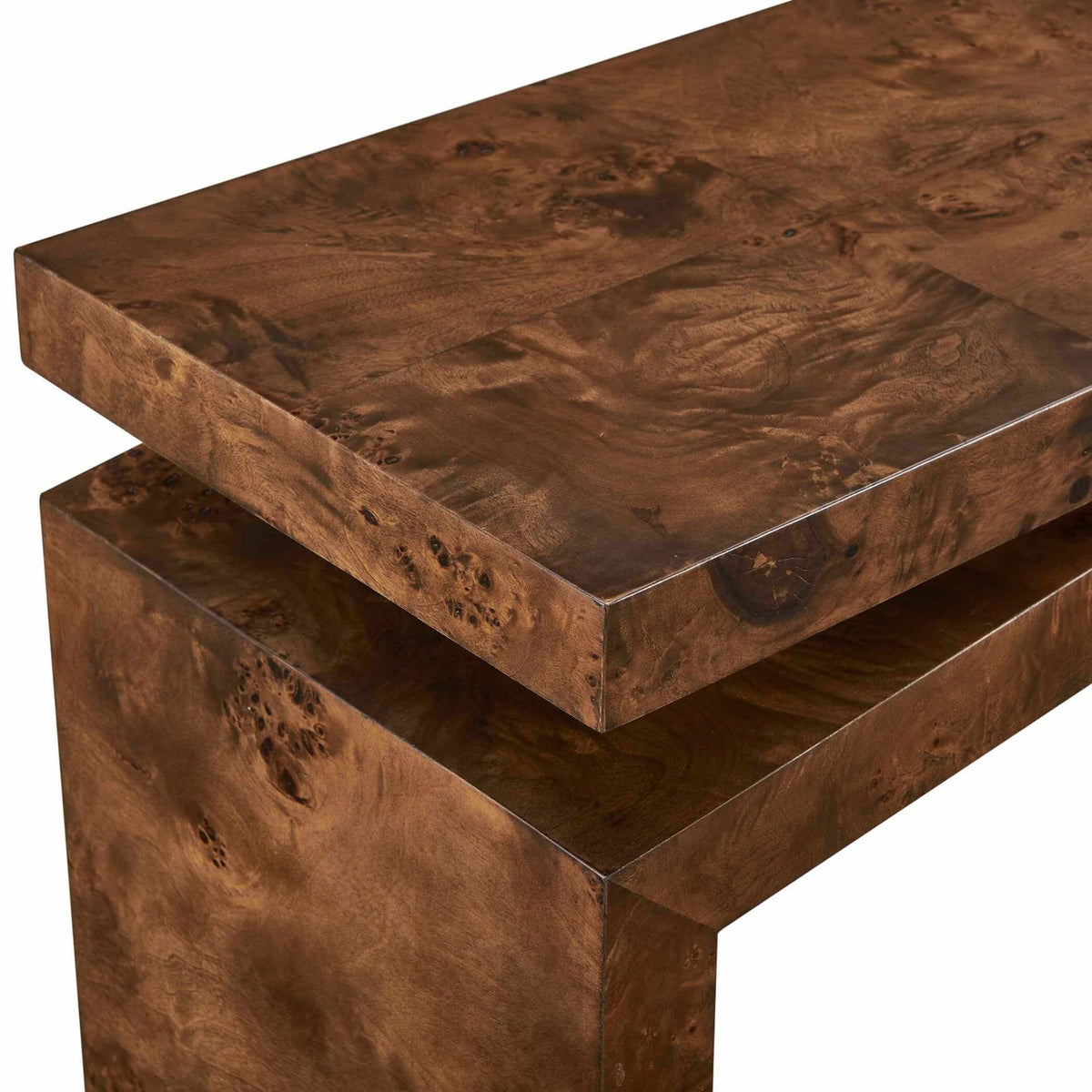 Uttermost Living Naoko Burl Wood Console Table House of Isabella UK