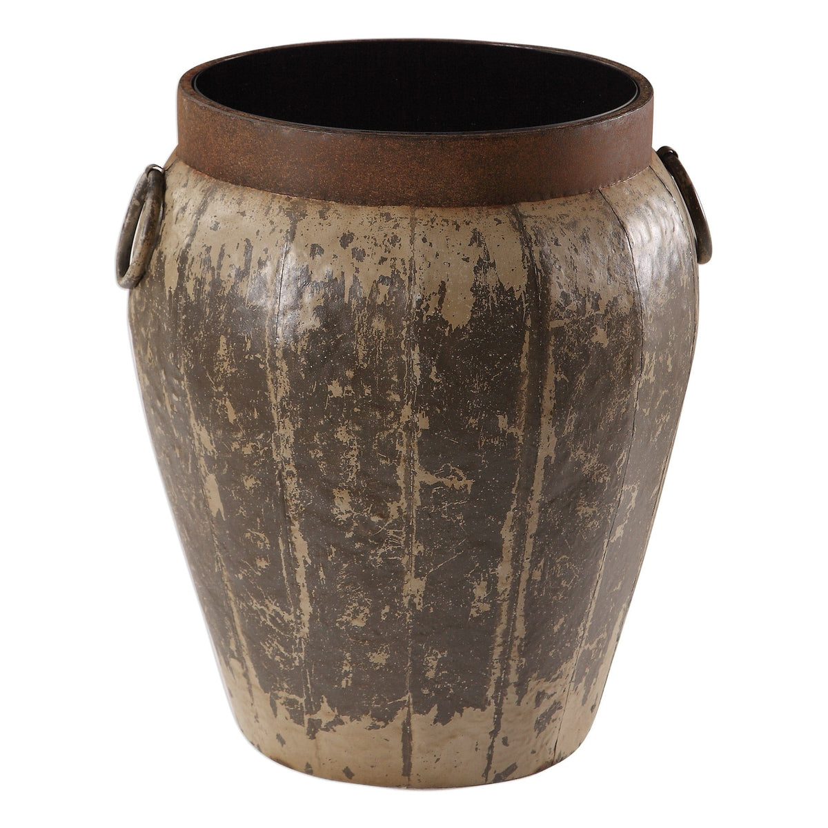 Uttermost Living Neith Metal Drum Accent Table House of Isabella UK