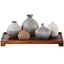 Uttermost Living Nestling Vases in Coffee - Set of 5 House of Isabella UK