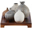 Uttermost Living Nestling Vases in Coffee - Set of 5 House of Isabella UK