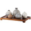 Uttermost Living Nestling Vases in Coffee - Set of 5 House of Isabella UK