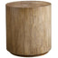 Uttermost Living Nevis Cylinder Side Table in Wood House of Isabella UK