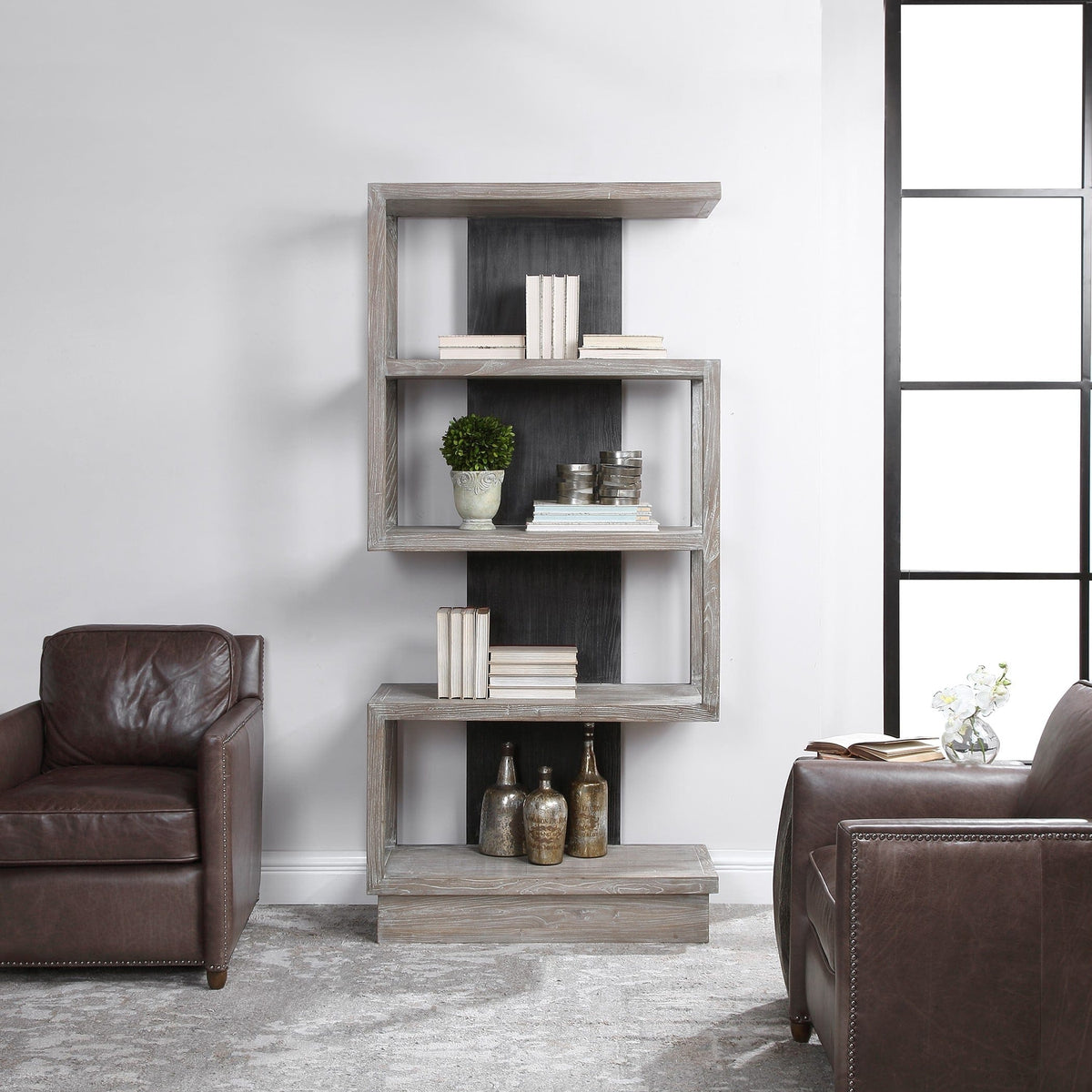 Uttermost Living Nicasia Modern Etagere House of Isabella UK