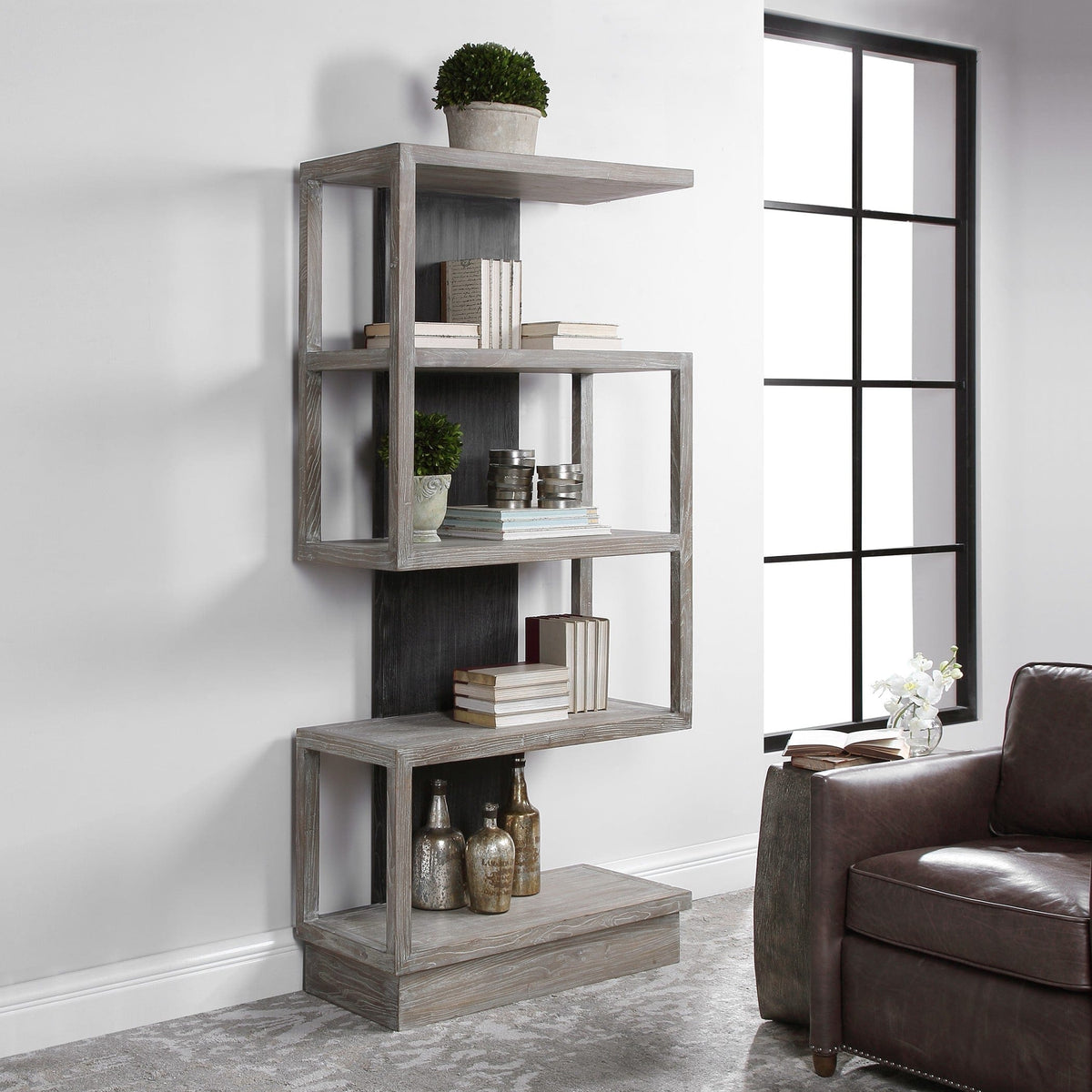 Uttermost Living Nicasia Modern Etagere House of Isabella UK