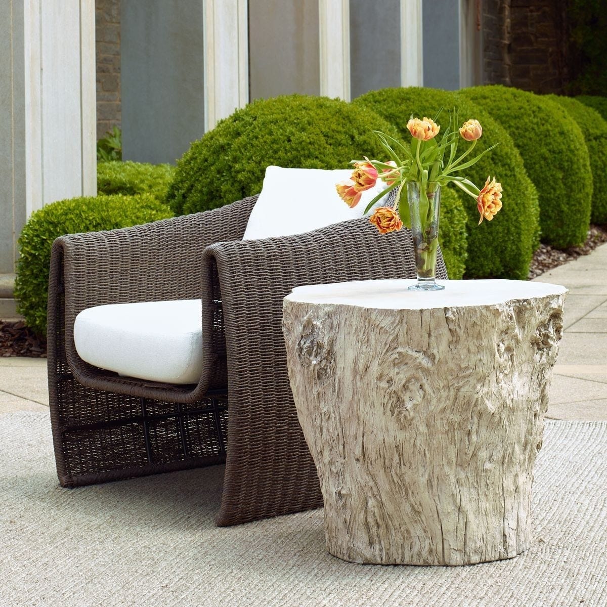 Uttermost Living Oakmont Indoor/Outdoor Side Table in White House of Isabella UK