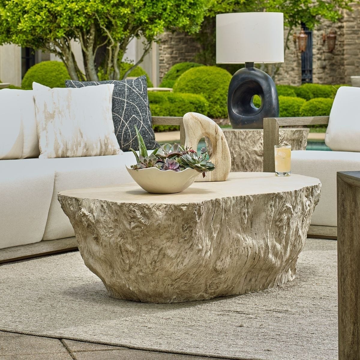 Uttermost Living Oakmont Outdoor Coffee Table House of Isabella UK
