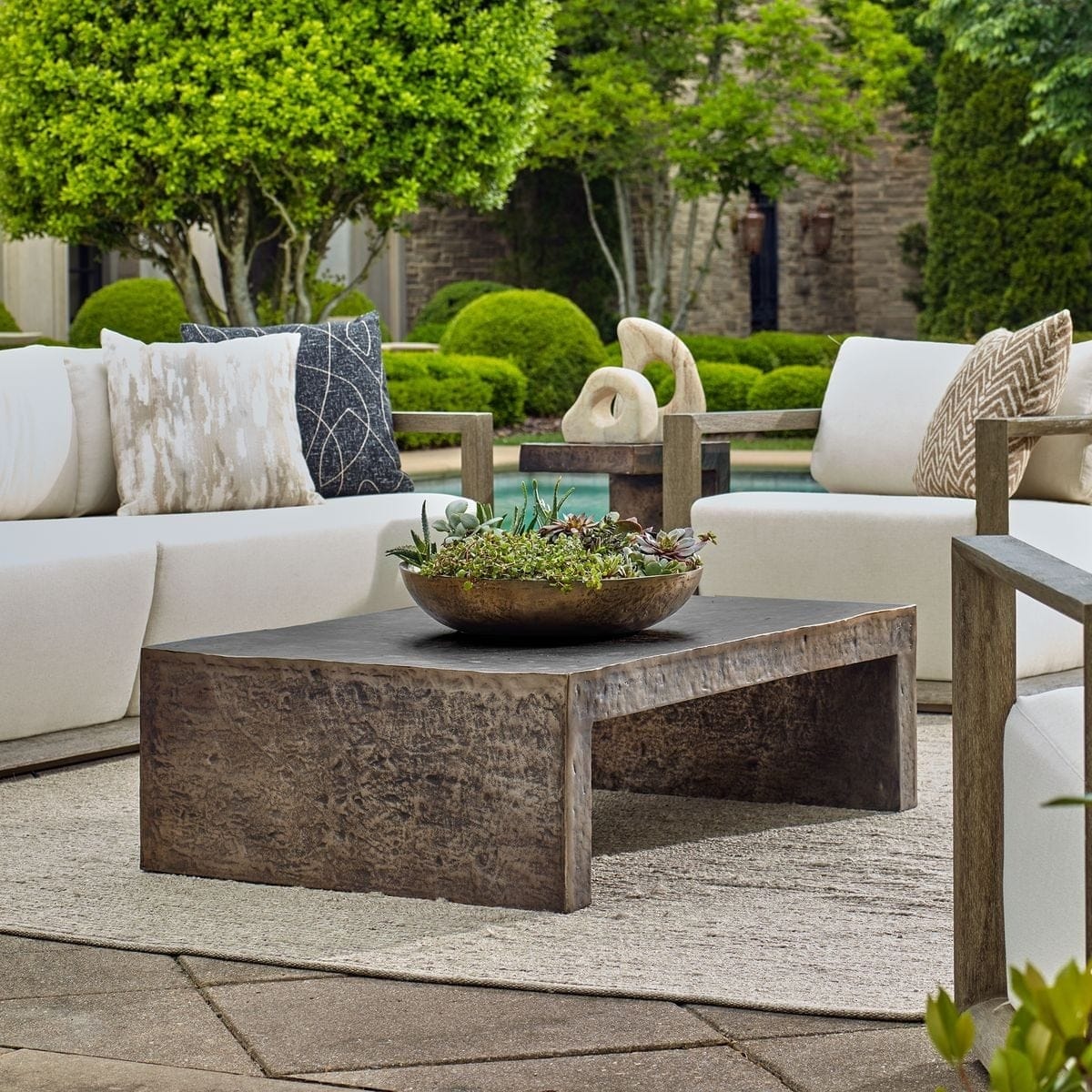 Uttermost Living Obra Outdoor Coffee Table House of Isabella UK