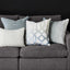 Uttermost Living Ombre Fret Cushion - Blue House of Isabella UK