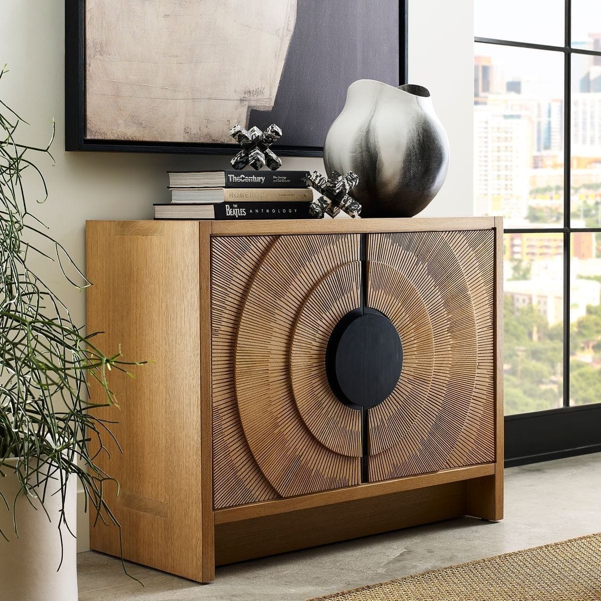 Uttermost Living On Target 2 Door Cabinet House of Isabella UK