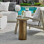 Uttermost Living Oslo Brass Outdoor Accent Table House of Isabella UK