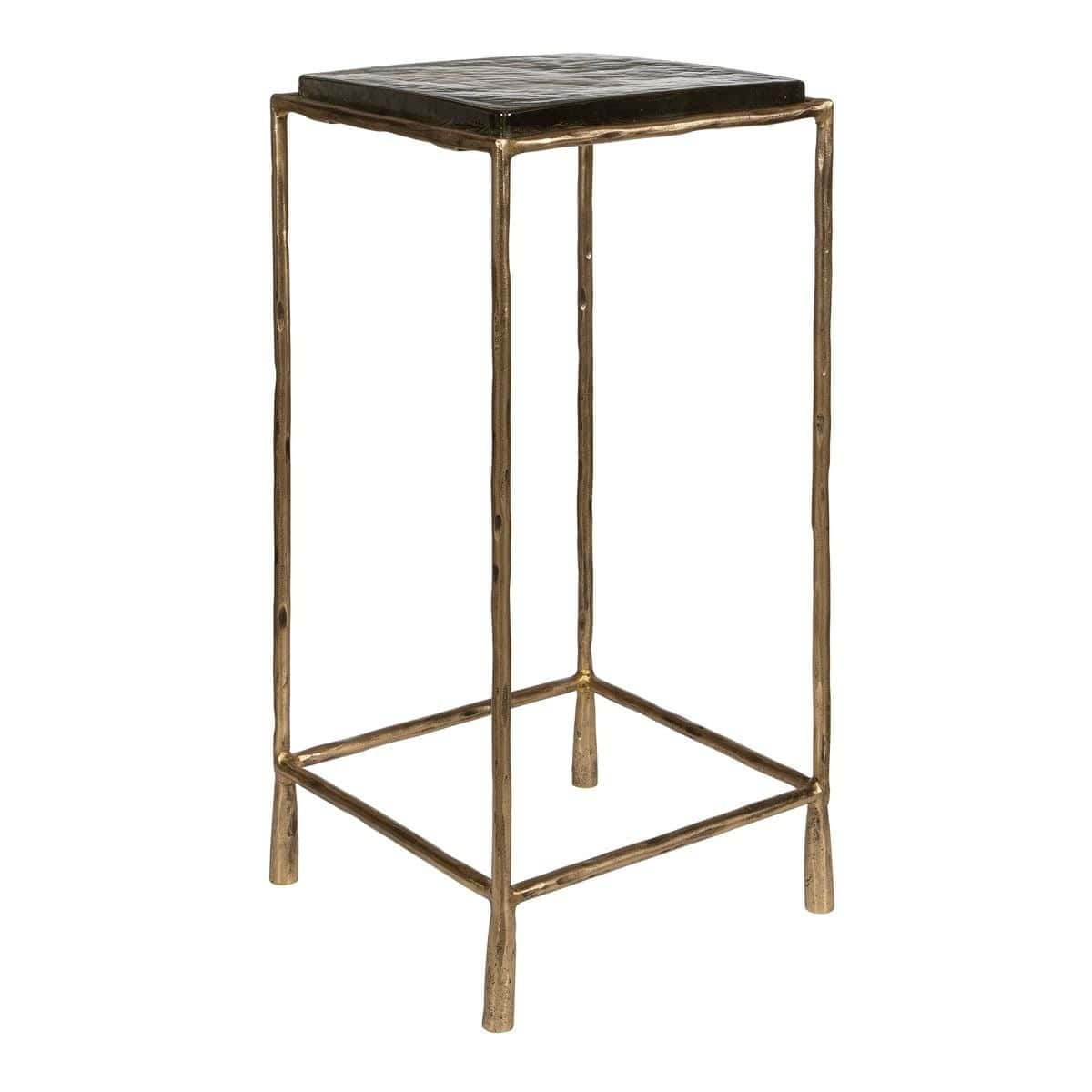 Uttermost Living Ovard Antiqued Gold Accent Table House of Isabella UK