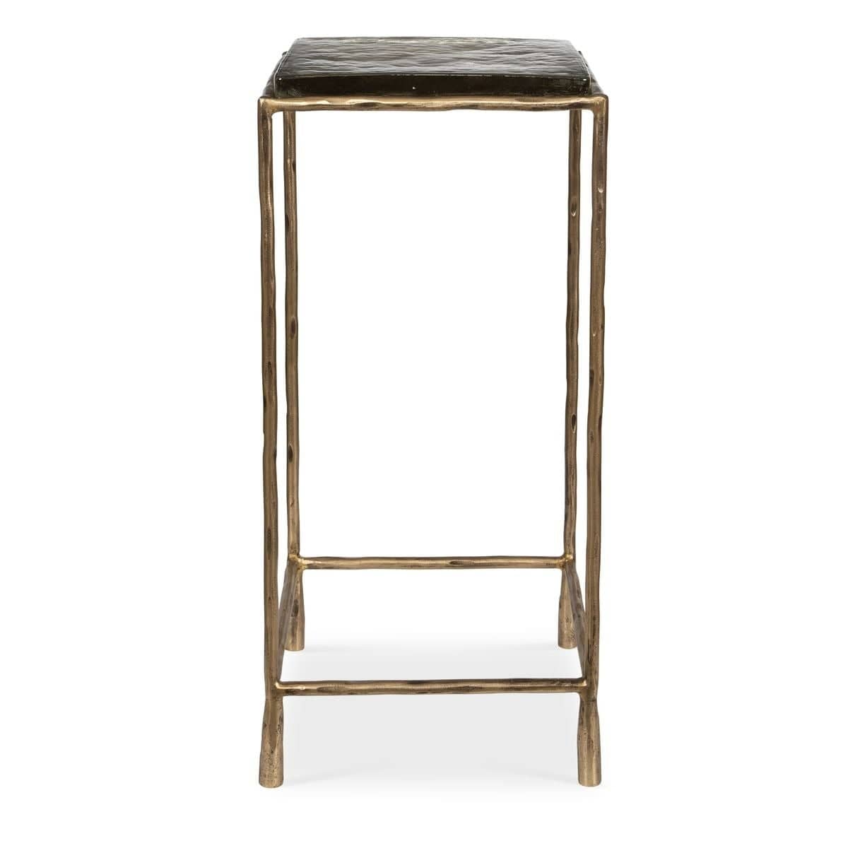 Uttermost Living Ovard Antiqued Gold Accent Table House of Isabella UK