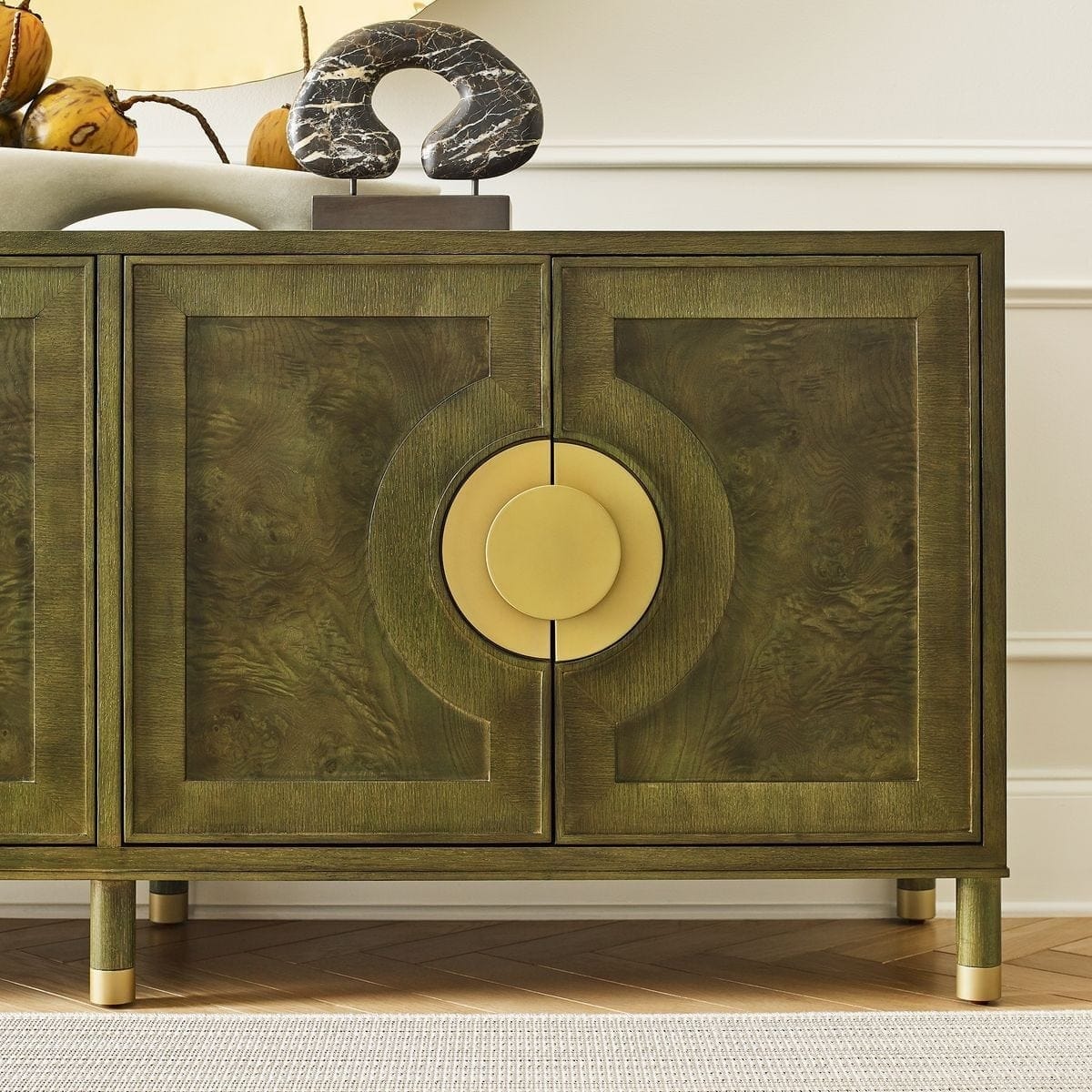 Uttermost Living Palais 4 Door Cabinet - Olive House of Isabella UK