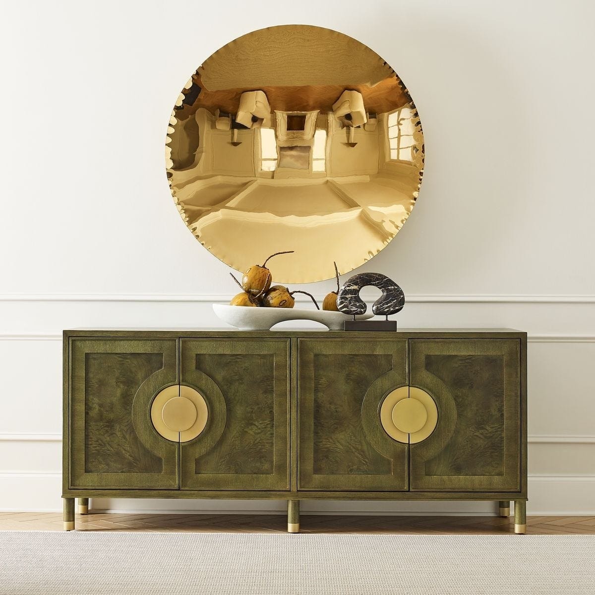 Uttermost Living Palais 4 Door Cabinet - Olive House of Isabella UK