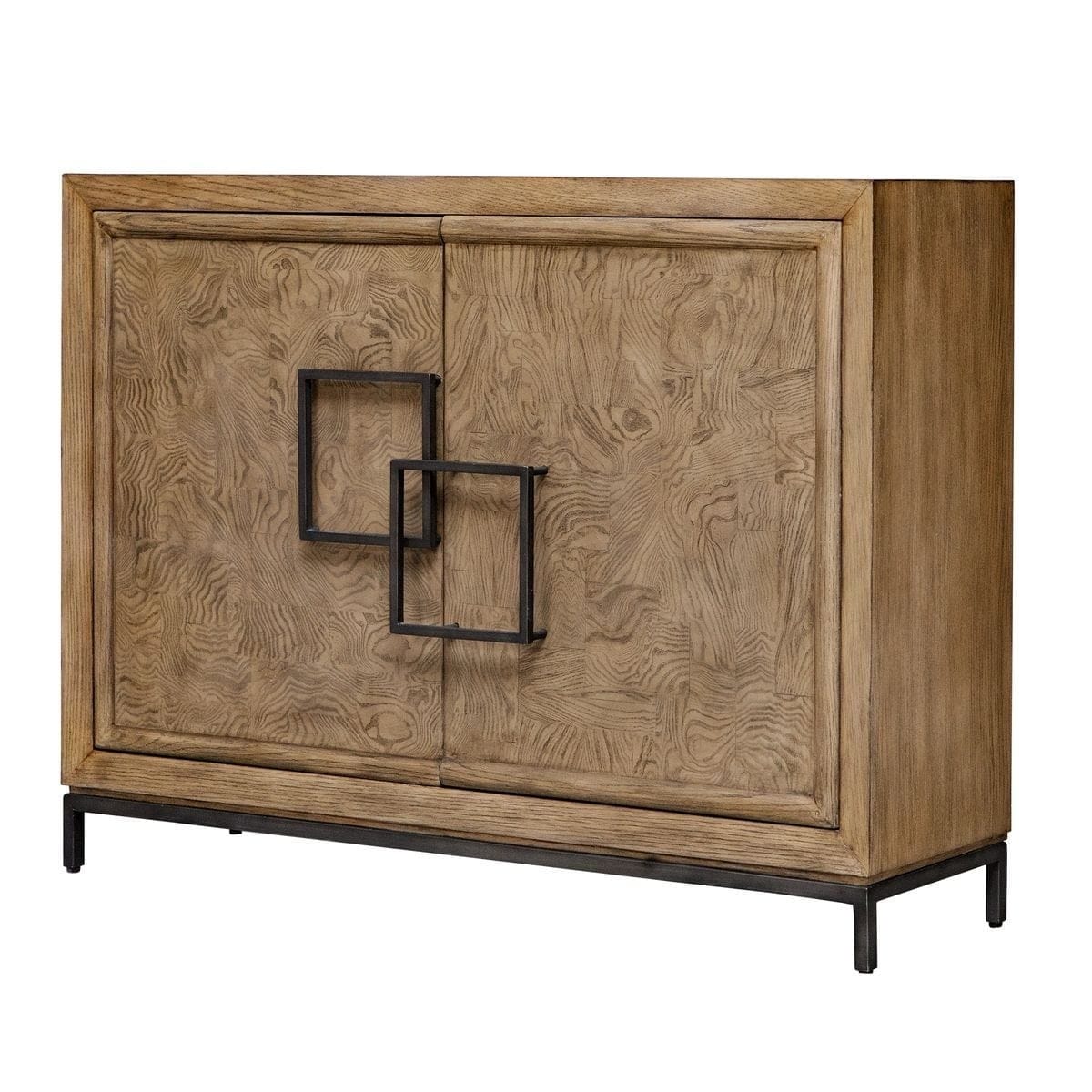 Uttermost Living Paltrow Burl 2 Door Cabinet House of Isabella UK