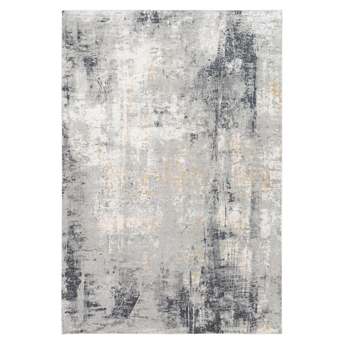 Paoli Gray Abstract 8 X 10 Rug.