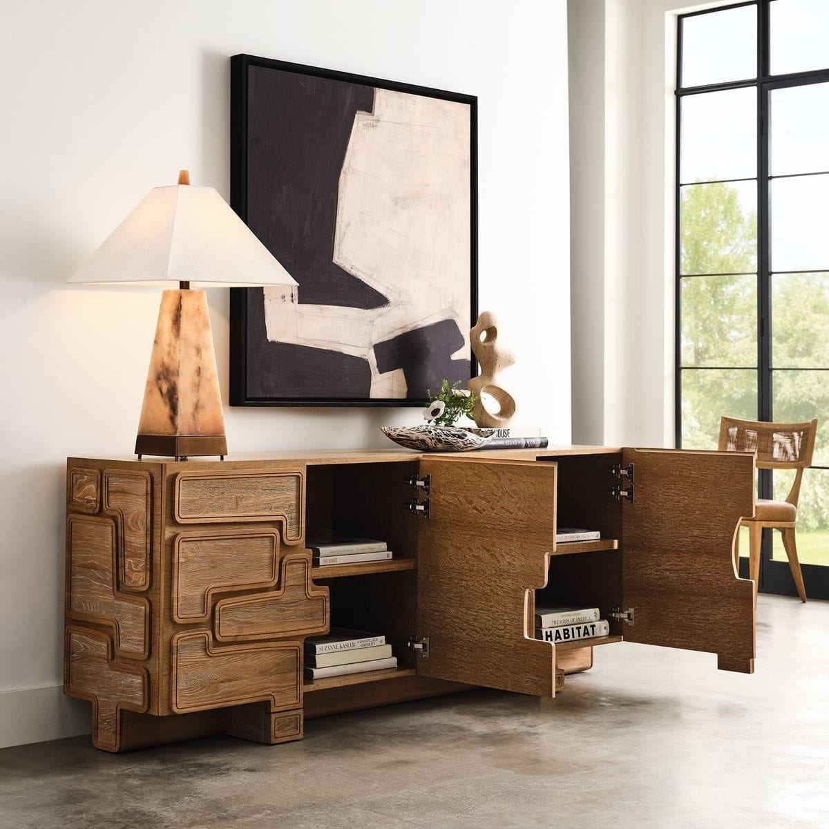 Uttermost Living Parcel 4 Door Cabinet House of Isabella UK