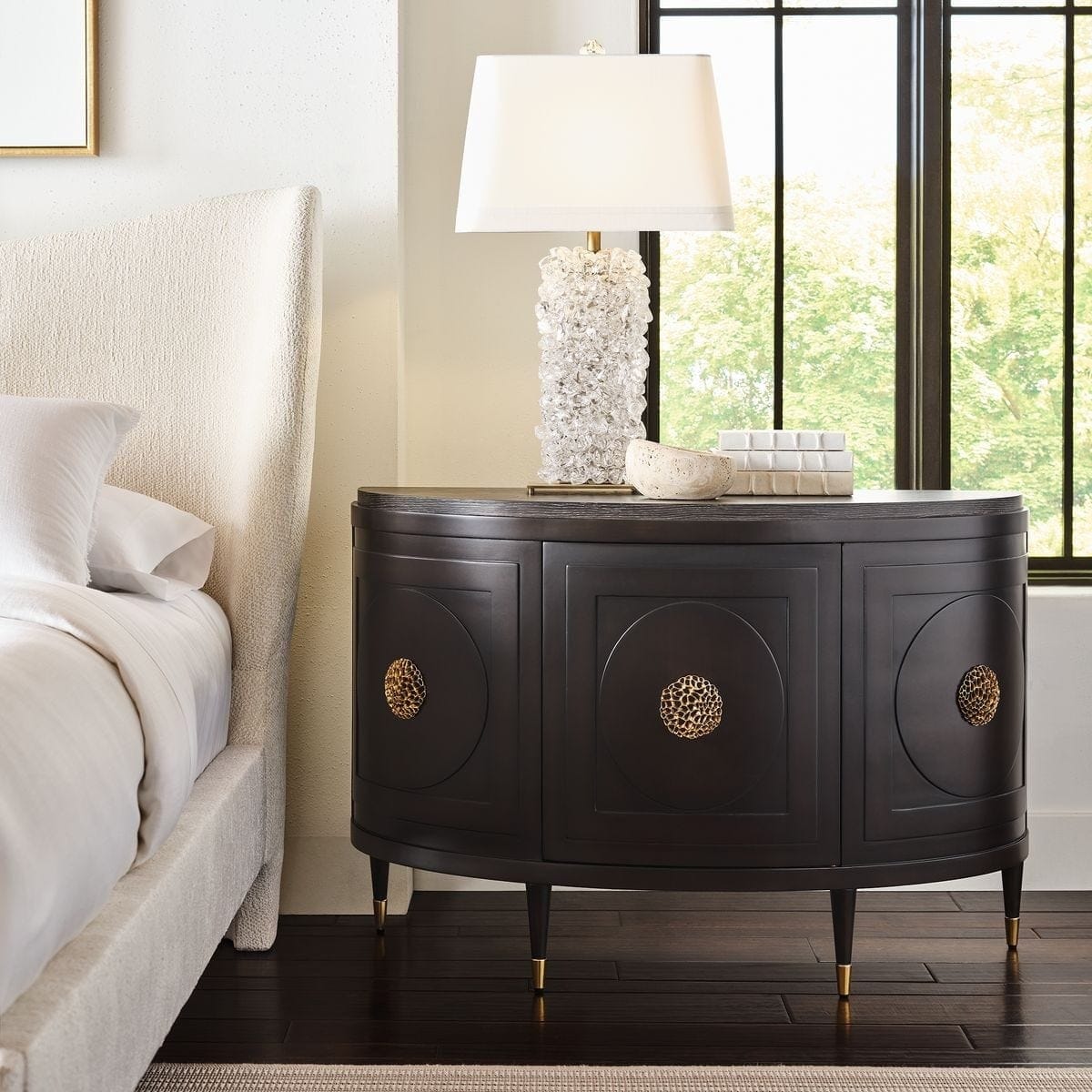 Uttermost Living Paris Console Cabinet in Espresso House of Isabella UK