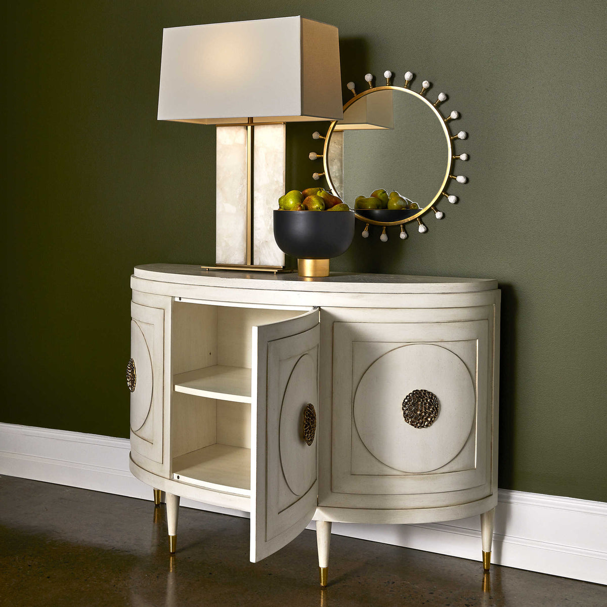 Uttermost Living Paris Console Cabinet in White House of Isabella UK