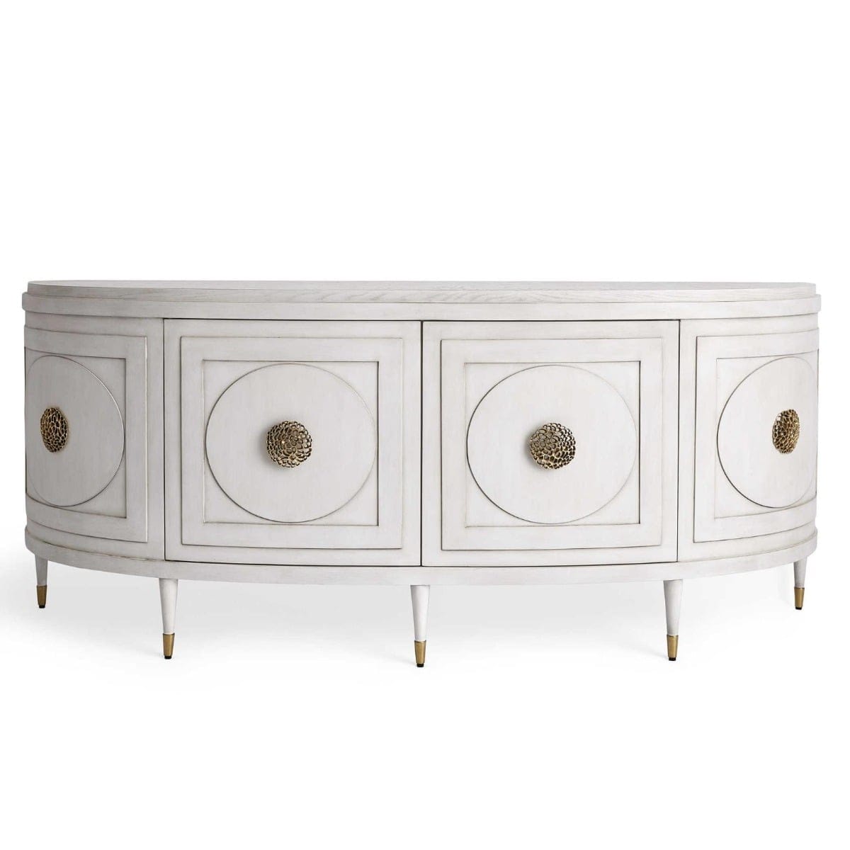 Uttermost Living Paris Console Cabinet in White - Large House of Isabella UK