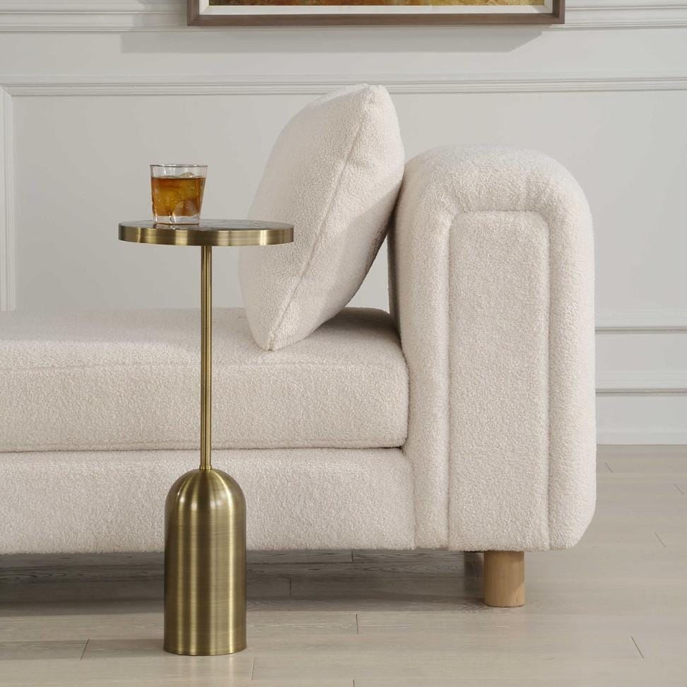 Uttermost Living Pascal Brass Drink Table House of Isabella UK
