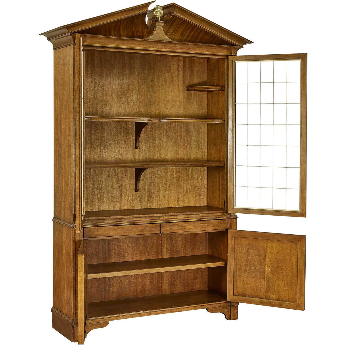 Uttermost Living Pediment Tall Cabinet in Golden House of Isabella UK