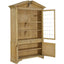 Uttermost Living Pediment Tall Cabinet in Scrubbed Light Oak House of Isabella UK