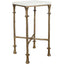 Uttermost Living Penelope Square Side Table in White Marble House of Isabella UK