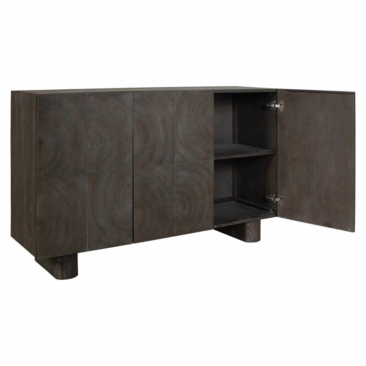 Uttermost Living Phineas 3 Door Modern Cabinet House of Isabella UK