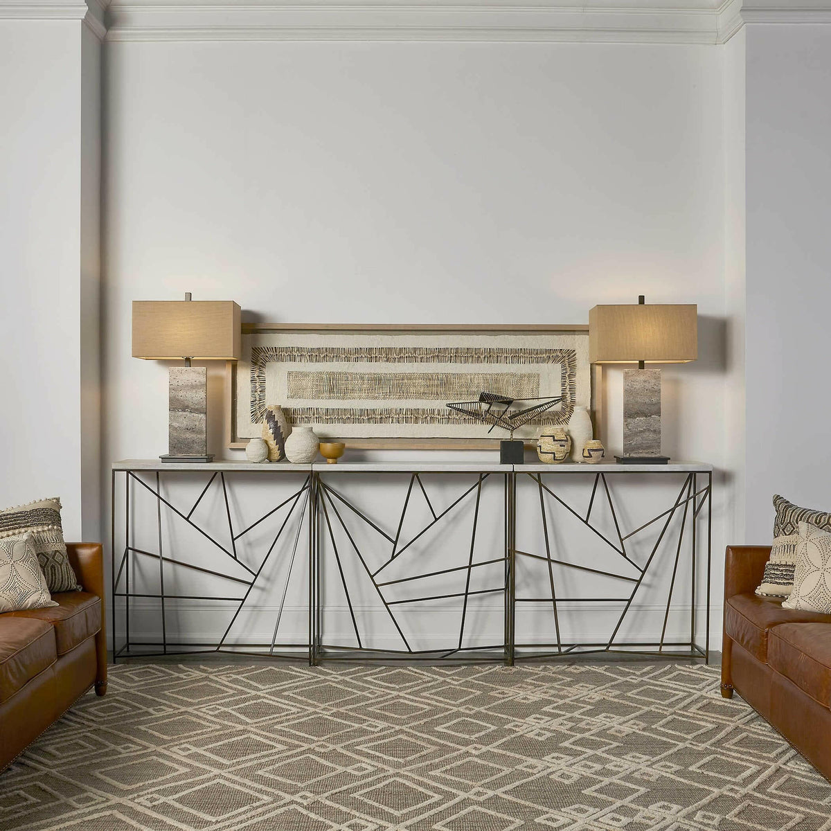 Pick Up Sticks Console Table.