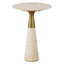 Uttermost Living Pier Accent Table - Beige Travertine House of Isabella UK