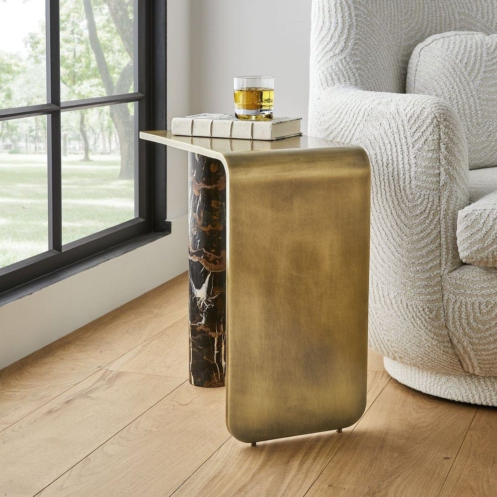 Uttermost Living Pillar of Strength Accent Table House of Isabella UK