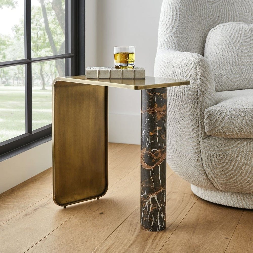 Uttermost Living Pillar of Strength Accent Table House of Isabella UK